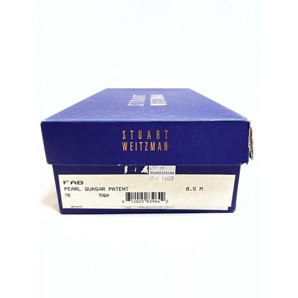 Stuart Weitzman vintage pearl quasar patent pumps size 8.5 - Picture 16 of 16